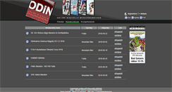 Desktop Screenshot of odinsport.eu